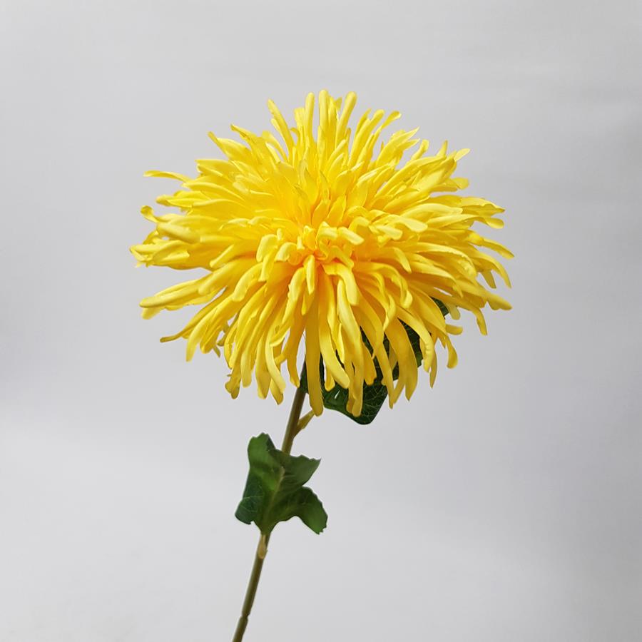 Artificial Chrysanthemum Alora 65cm Yellow - Image 2