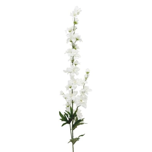 Artificial Delphinium Slender White 108cm