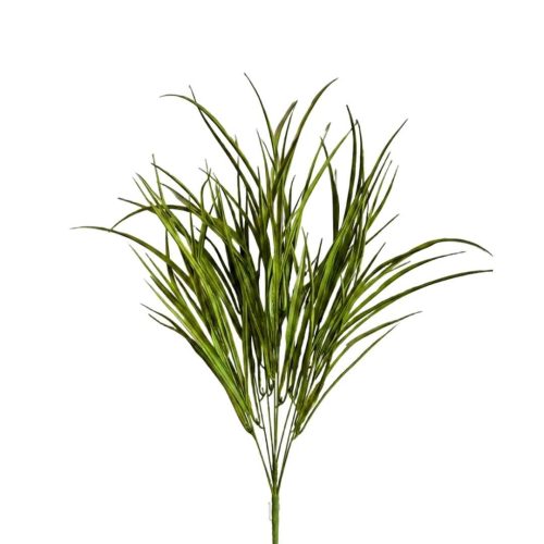 Artificial Fine Leaf Grass Green 62cm with long fine green grass-style foliage by Desflora