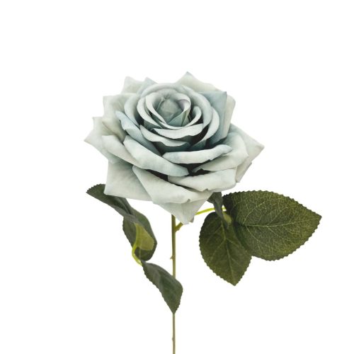 Artificial Rose Amelia Vintage Blue 50cm