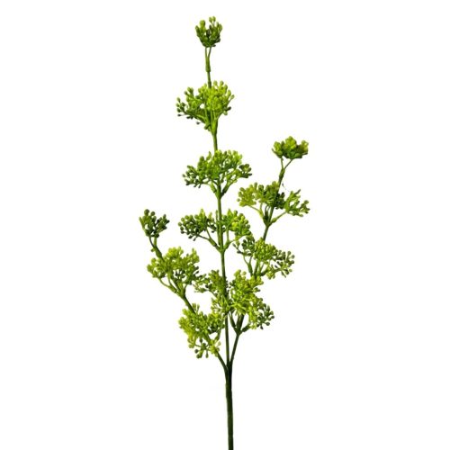 Artificial Sedum Cluster Spray Green 58cm