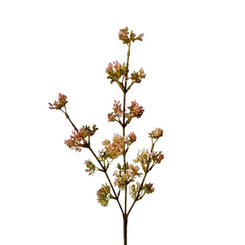 Artificial Sedum Cluster Spray Pink 58cm