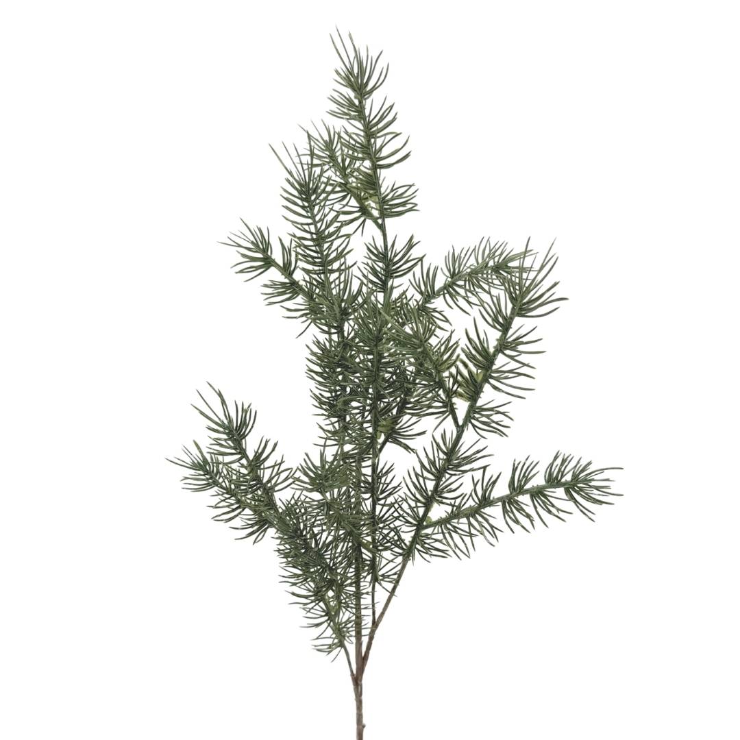 Artificial Cedar Pine Spray 82cm with evergreen cedar and pine-style foliage