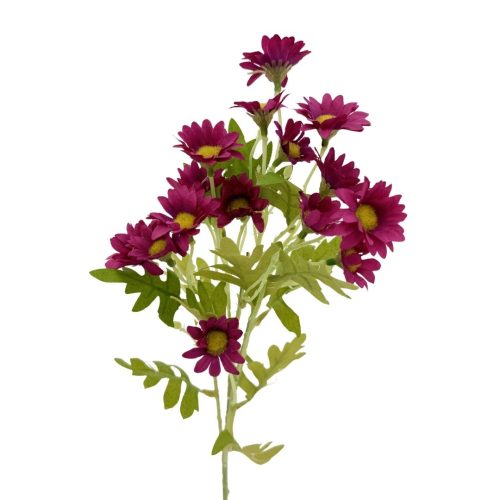 Artificial Daisy Spray Maisie Magenta 53cm with magenta daisy-style flowers