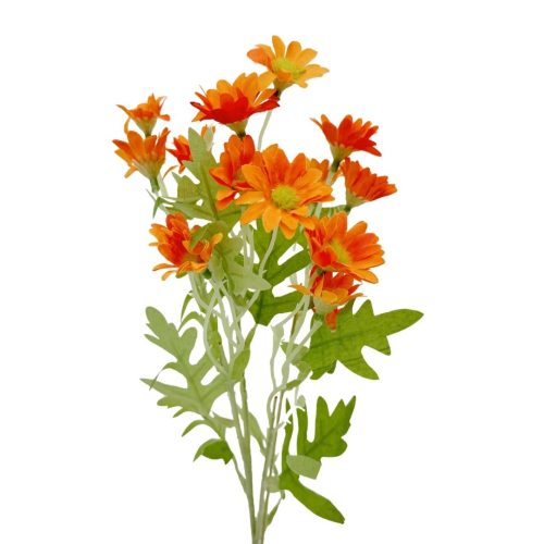 Artificial Daisy Spray Maisie Orange 53cm with orange daisy-style flowers