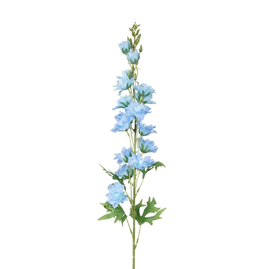 Blue Odette artificial delphinium flower spike