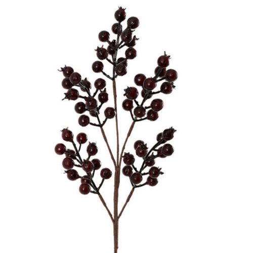 Plum artificial pomegranate spray