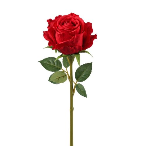 Red Clyde artificial rose flower stem