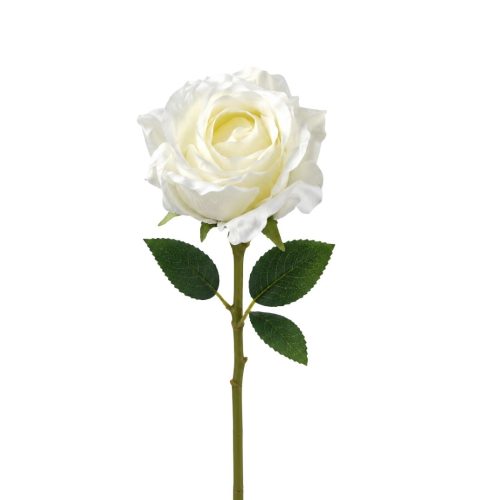 White Clyde artificial rose flower stem
