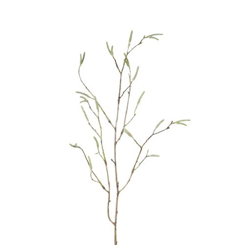 Artificial willow branch with decorative buds